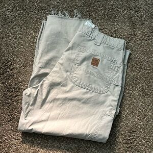 Tan carhartt carpenter pants. Excellent condition